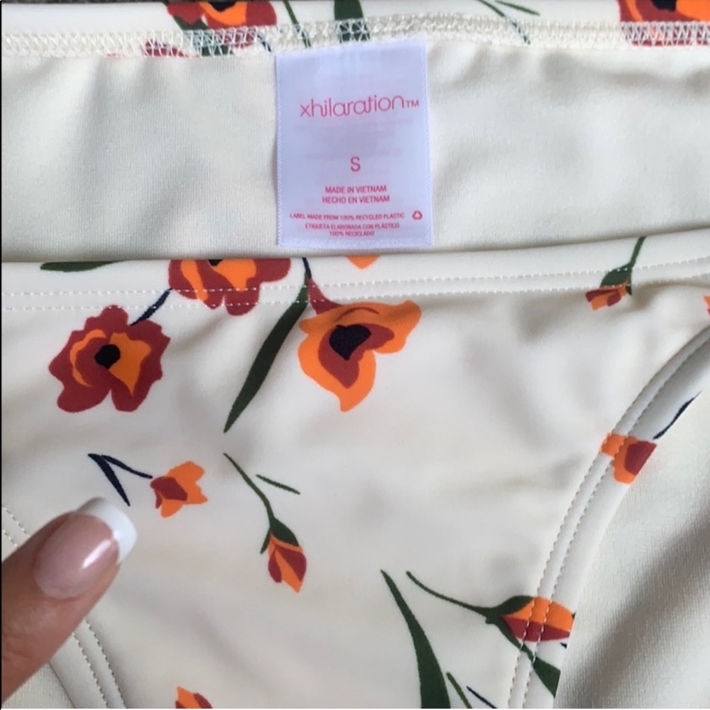 NWT S Adorbs floral bikini bottom +gift EC bottom! - Picture 8 of 8